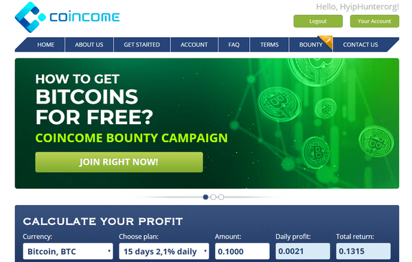 Coincome info - Отзывы и обзор